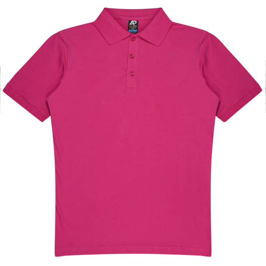 Clayfield Mens Polos Pink